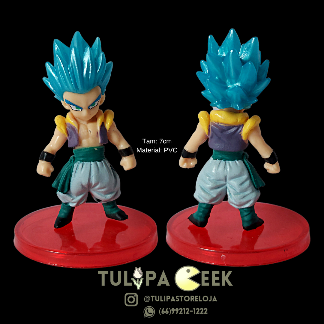 Boneco Colecionável Dragon Ball – Gotenks super saiyajin blue